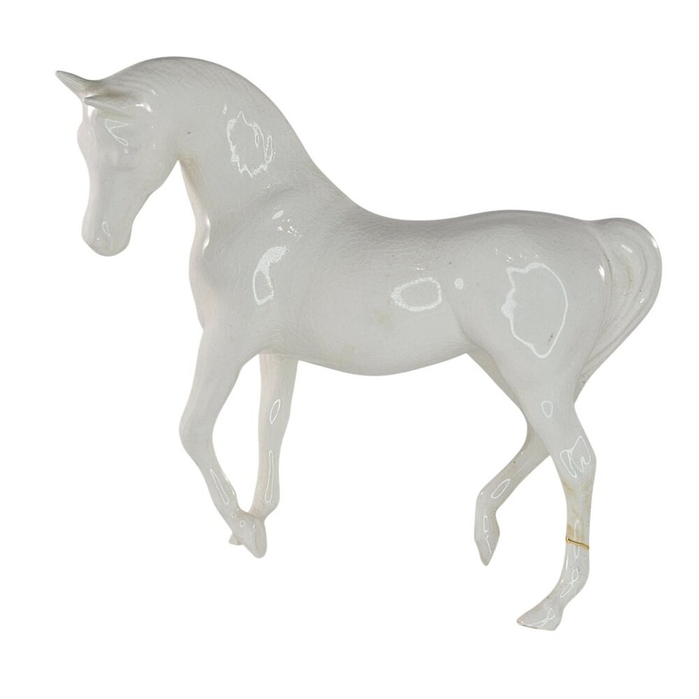 Duncan Mold Ceramic Walking Arabian Horse Figurine *Repaired*